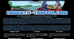 Desktop Screenshot of naughty-traffic.com